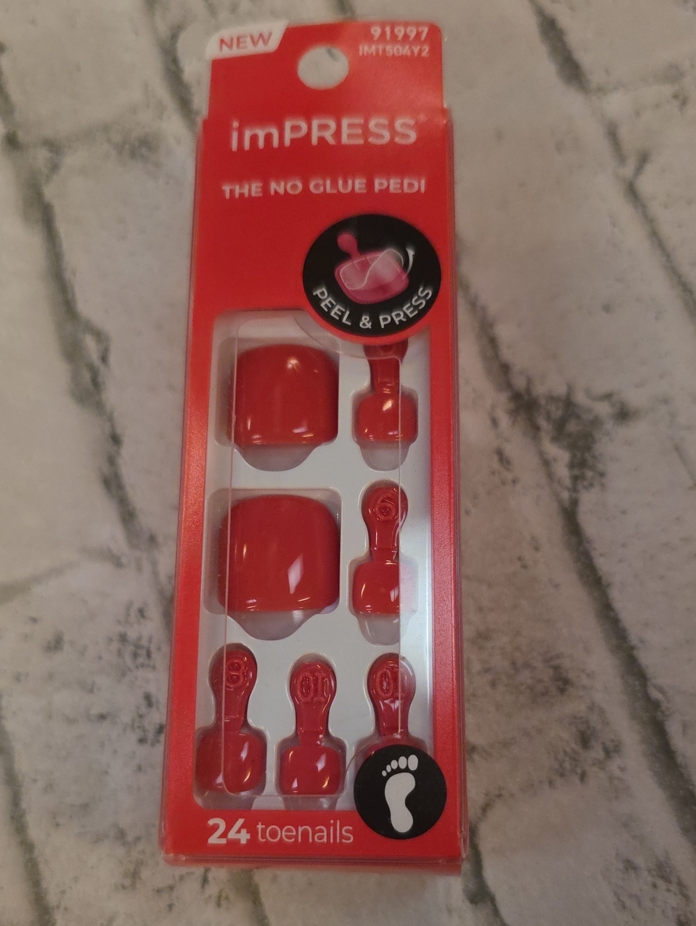 imPRESS The No Glue Pedi
